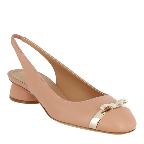 Salvatore Ferragamo Mini Vara Bow Slingback- Blush - Picture 2 of 13